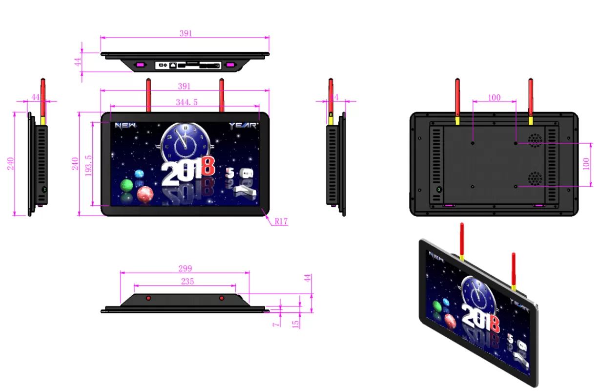 15.6 Inch Outdoor Touch Display