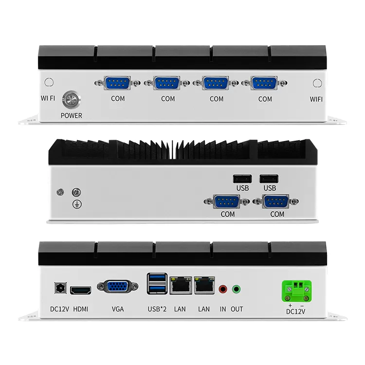 6 com port industrial pc