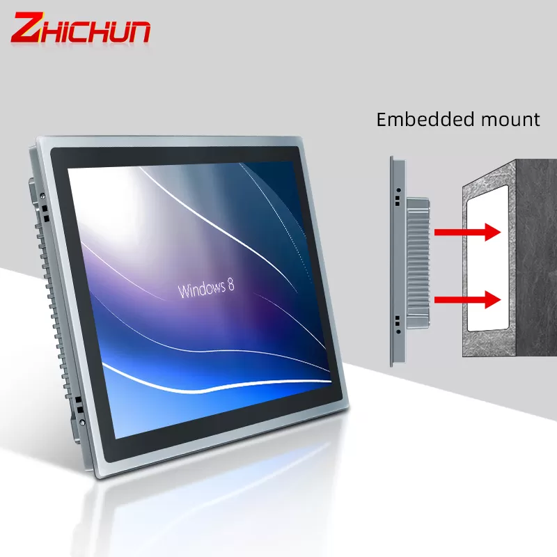 15.6 inch touch screen industrial embedded pc