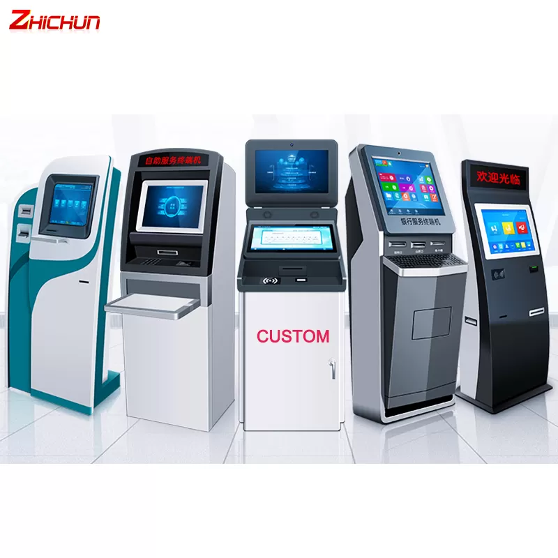 Bank Ticket Dispenser Queue Kiosk Token Number Ticket Machine